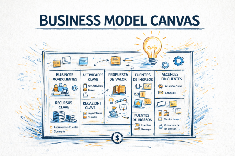 tablero busines model canvas